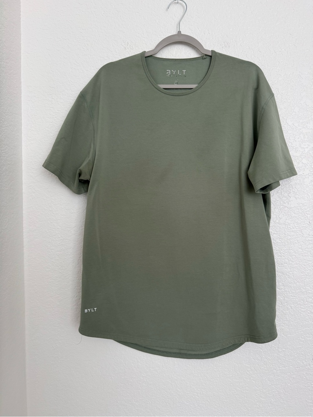 Men's BYLT Basics Sage Green Short Sleeve Crewneck T-Shirt